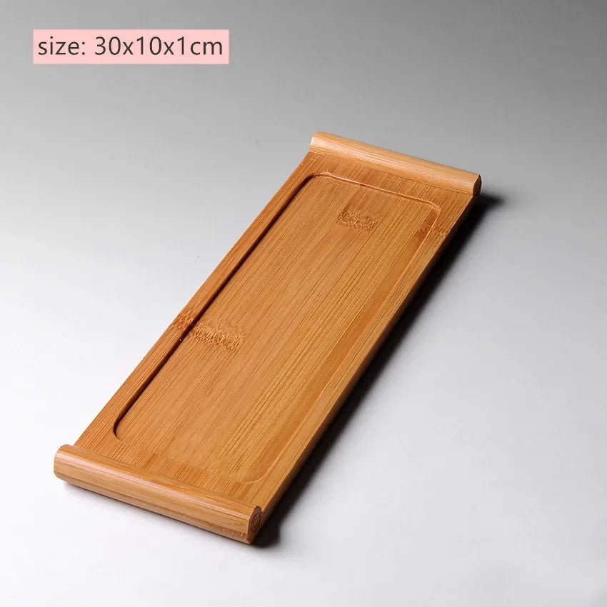 JINGDE Large Capacity Bamboo Tea Tray 🍵 - Julia M LifeStyles