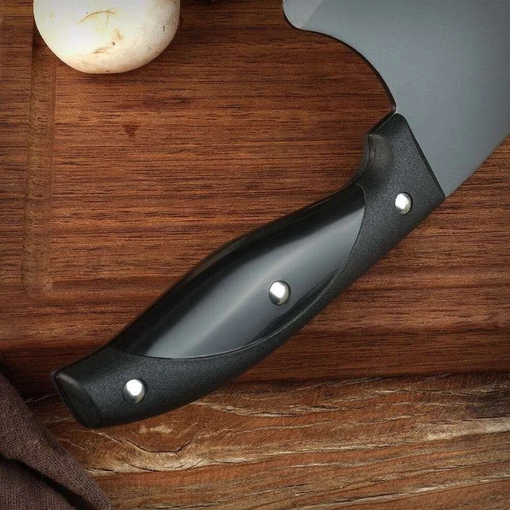 JM stainless Steel Cleaver - Slice and Dice Like a Pro - Razor Sharp Blade for Effortless Chopping - Julia M LifeStyles