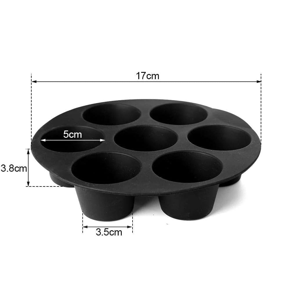 JM's 7 - 8 inch Round Cake Pan - Perfect for Air Fryers and Microwaves! - Julia M LifeStyles