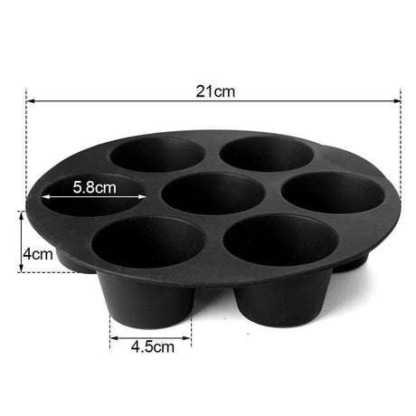 JM's 7 - 8 inch Round Cake Pan - Perfect for Air Fryers and Microwaves! - Julia M LifeStyles