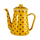 Julia M Enamel Coffee Pot 1.1L - American Style Fine - Mouth Kettle - Julia M LifeStyles