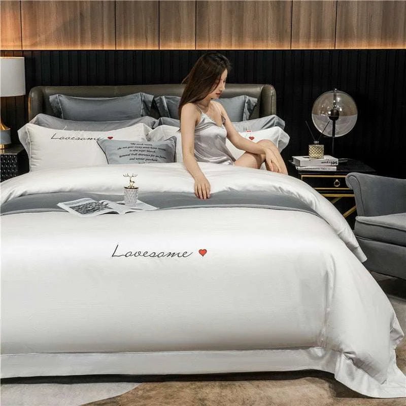 Julia M Home & Kitchen Egyptian Cotton Hotel - Quality Duvet Cover Set 🌟 - Julia M LifeStyles