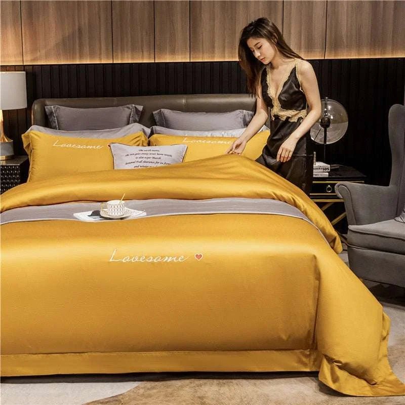 Julia M Home & Kitchen Egyptian Cotton Hotel-Quality Duvet Cover Set 🌟 - Julia M LifeStyles