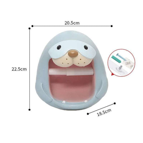 Julia M Home & Kitchen Kawaii Shark Toilet Paper Holder 🦈 - Julia M LifeStyles