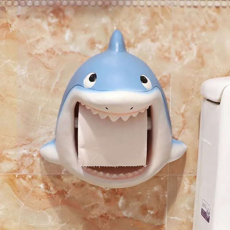 Julia M Home & Kitchen Kawaii Shark Toilet Paper Holder 🦈 - Julia M LifeStyles