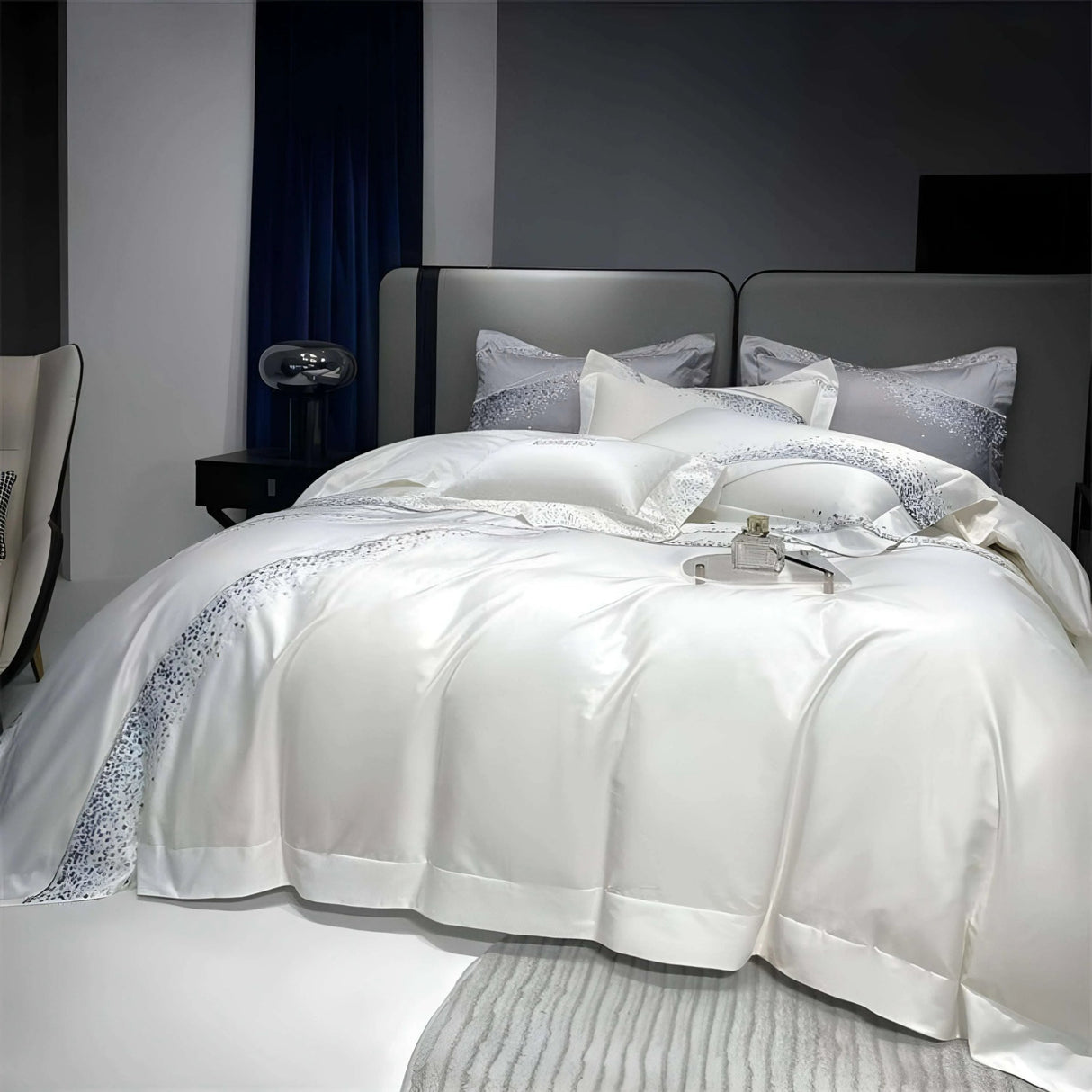 Julia M Home & Kitchen Premium 1200TC Egyptian Cotton Art Design Bedding Set - Julia M LifeStyles