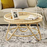 Julia M Home & Kitchen Round Rattan Coffee Table - Julia M LifeStyles