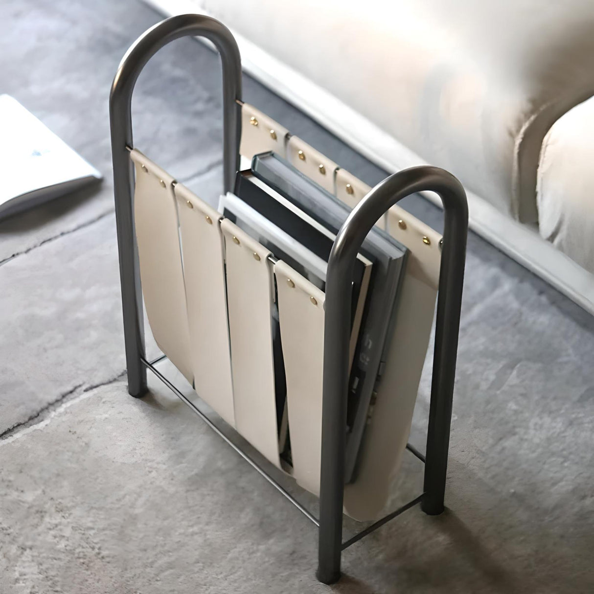 Julia M Lifestyles Exquisite Leather Magazine Rack 🌟 - Julia M LifeStyles