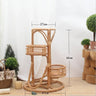 Julia M Lifestyles Indonesian Rattan Flower Shelf - Julia M LifeStyles