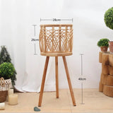 Julia M Lifestyles Indonesian Rattan Flower Shelf - Julia M LifeStyles