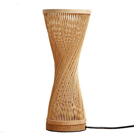 Julia M Lifestyles Modern Hand Knitted Bamboo Table Lamp - Julia M LifeStyles