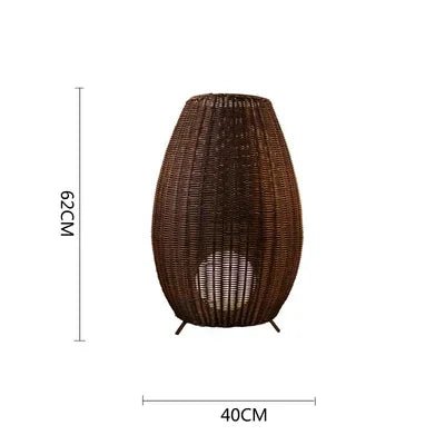 Julia M Luxe Rattan LED Floor Lamp - Julia M LifeStyles