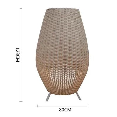 Julia M Luxe Rattan LED Floor Lamp - Julia M LifeStyles