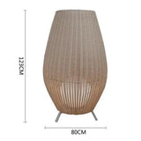 Julia M Luxe Rattan LED Floor Lamp - Julia M LifeStyles