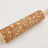 Julia M Rolling Pin with Pattern - Elevate Your Baking Game Dough Wheels Julia M Home & Kitchen   