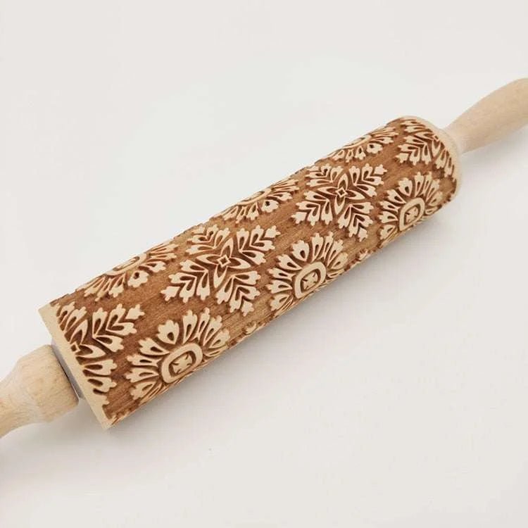 Julia M Rolling Pin with Pattern - Elevate Your Baking Game - Julia M LifeStyles