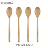 KEMORELA 4PCS Korean Style Wooden Soup Tableware 🥄 - Julia M LifeStyles