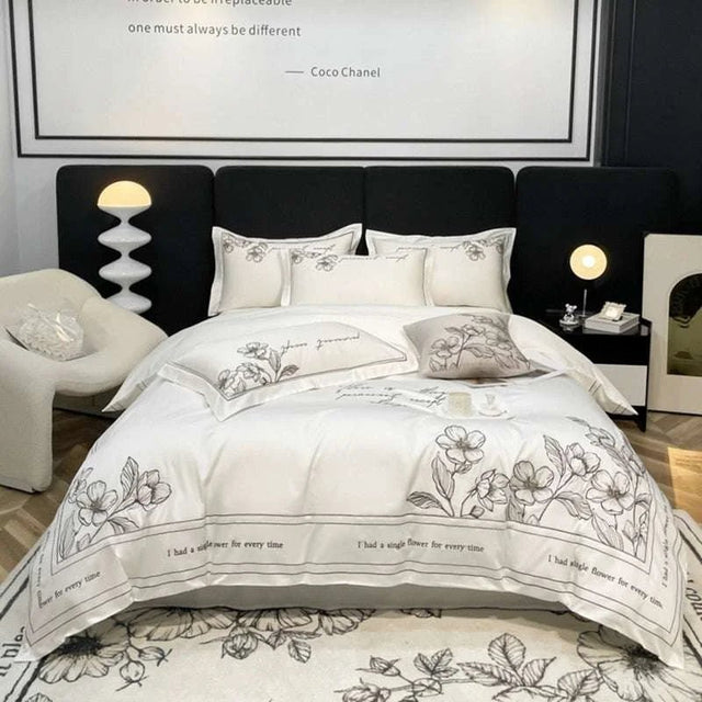 King & Queen Size 100% Cotton Bedding Set - Julia M LifeStyles