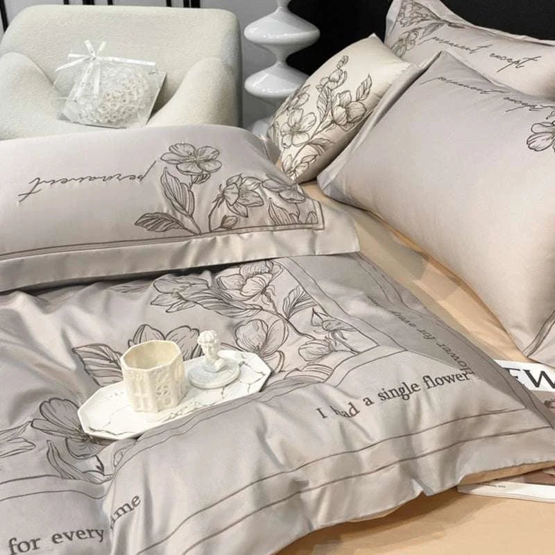 King & Queen Size 100% Cotton Bedding Set - Julia M LifeStyles