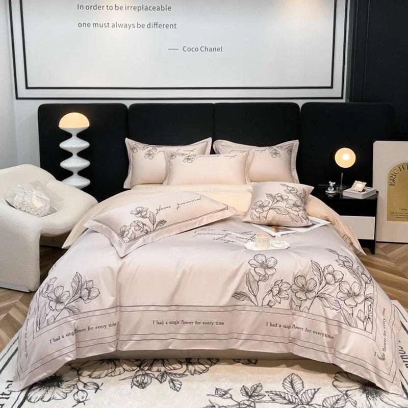 King & Queen Size 100% Cotton Bedding Set - Julia M LifeStyles