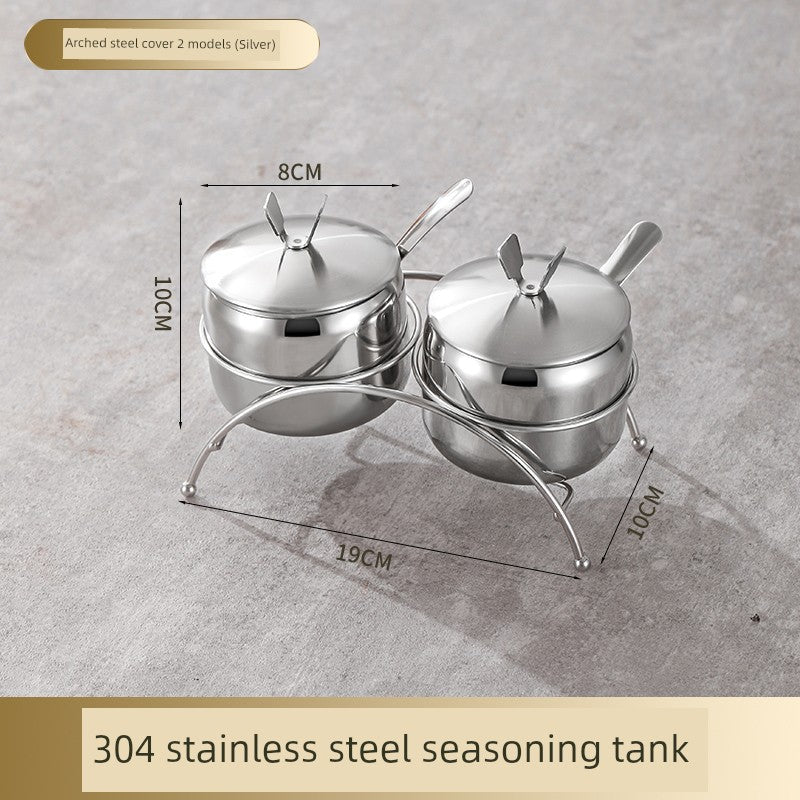 Kitchen Combination Home Seasoning Can Stainless Steel - Julia M LifeStyles