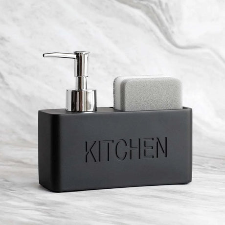 Kitchen Essentials Soap Dispenser and Sponge Storage Set - Julia M LifeStyles