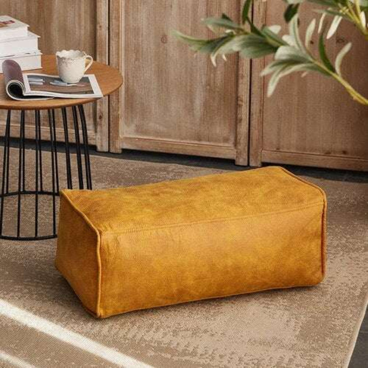 Leather Lazy Bean Bag Chair Cover - Julia M LifeStyles