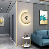 LED Wall Lamp with Clock - Illuminate Your Space in Style wall light fixtures Julia M Home & Kitchen   