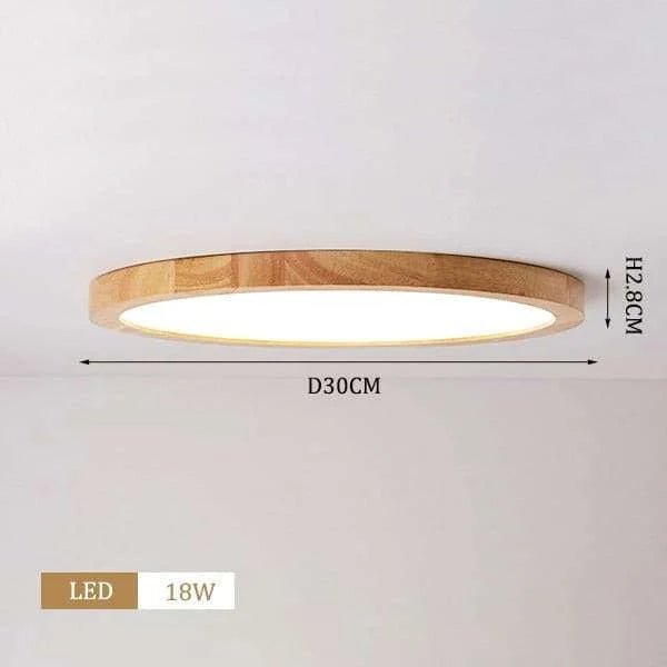 Led Wood Ceiling Lamp - Julia M LifeStyles