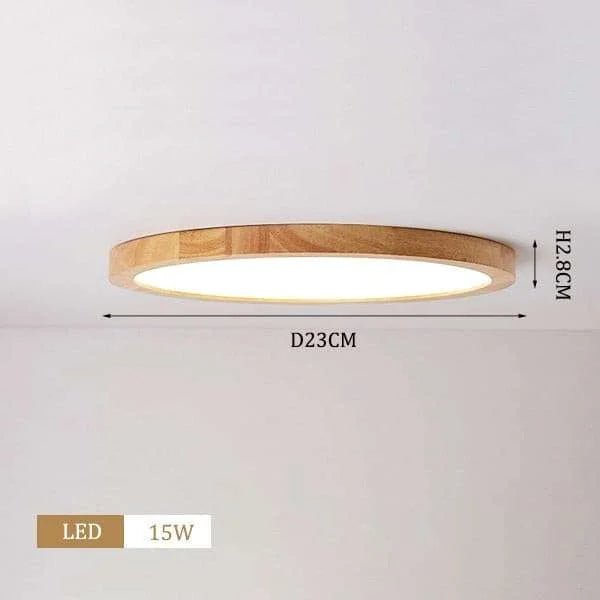 Led Wood Ceiling Lamp - Julia M LifeStyles