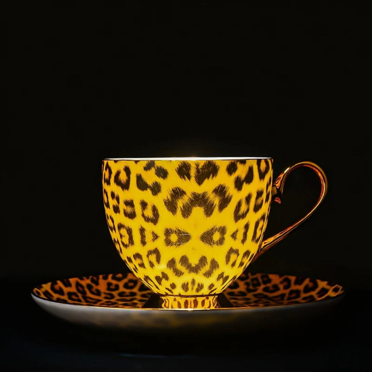 Leopard Print Luxury Bone China Coffee & Tea Set - Julia M LifeStyles