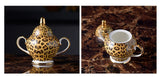 Leopard Print Luxury Bone China Coffee & Tea Set - Julia M LifeStyles