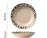 Letter Roman Impression French Mug Coffee Cup Water Cup - Julia M LifeStyles