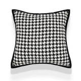 Light Luxury Black and White Jacquard Cushion Covers - Julia M LifeStyles