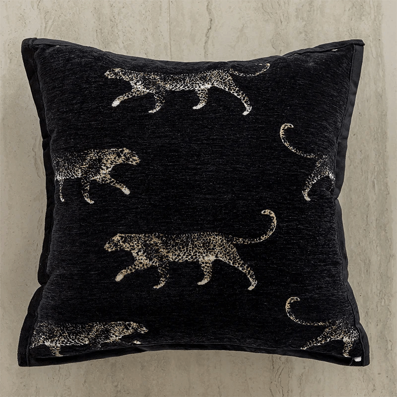 Light Luxury Black and White Jacquard Cushion Covers - Julia M LifeStyles