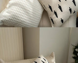 Light Luxury Black and White Jacquard Cushion Covers - Julia M LifeStyles