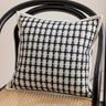 Light Luxury Black and White Jacquard Cushion Covers - Julia M LifeStyles