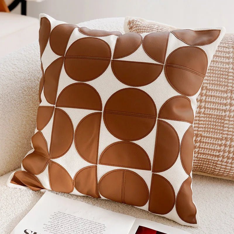 Light Luxury Brown Throw Pillow Cover - Decorative Cushion for Home - Julia M LifeStyles