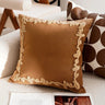 Light Luxury Brown Throw Pillow Cover - Decorative Cushion for Home - Julia M LifeStyles