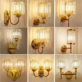 Light Luxury Crystal Wall Lamp wall light fixtures Julia M Home & Kitchen   