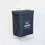 Linen Iron Laundry Basket - Julia M LifeStyles