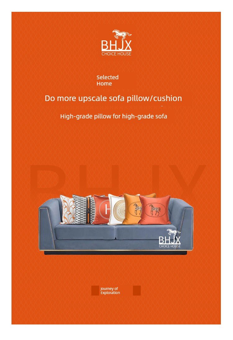 Living Room Accessible Luxury Fancy Car Orange American Pillow - Julia M LifeStyles