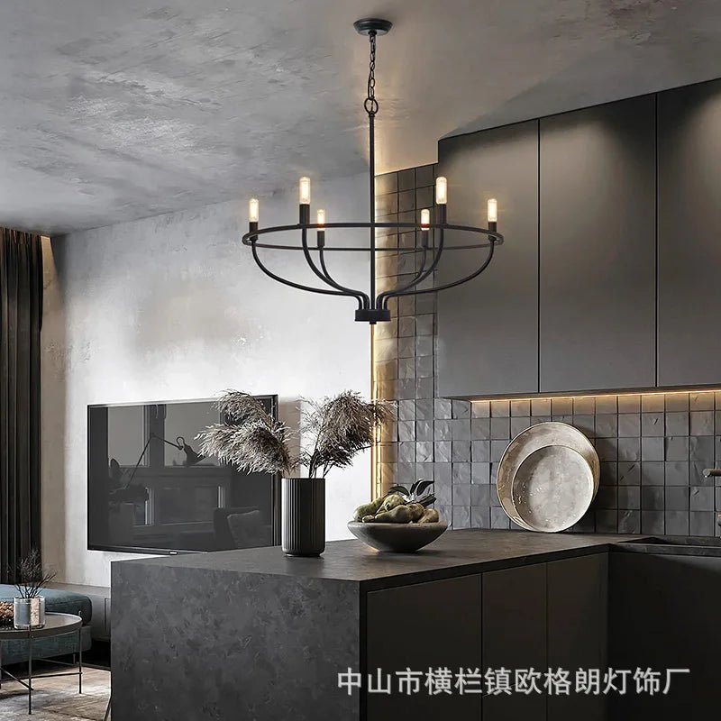 Living Room Coffee Table Ceiling Chandelier Pendant Modern Dining Room Decor Light Ring Light Free Shipping Decoration Home Iron - Julia M LifeStyles