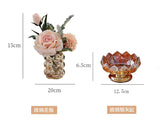 Living Room Good-looking Paper Extraction Box Ornamental Flower Candy Plate Suit Modern Entry Lux Style Dining Table Tissue Storage Box - Julia M LifeStyles