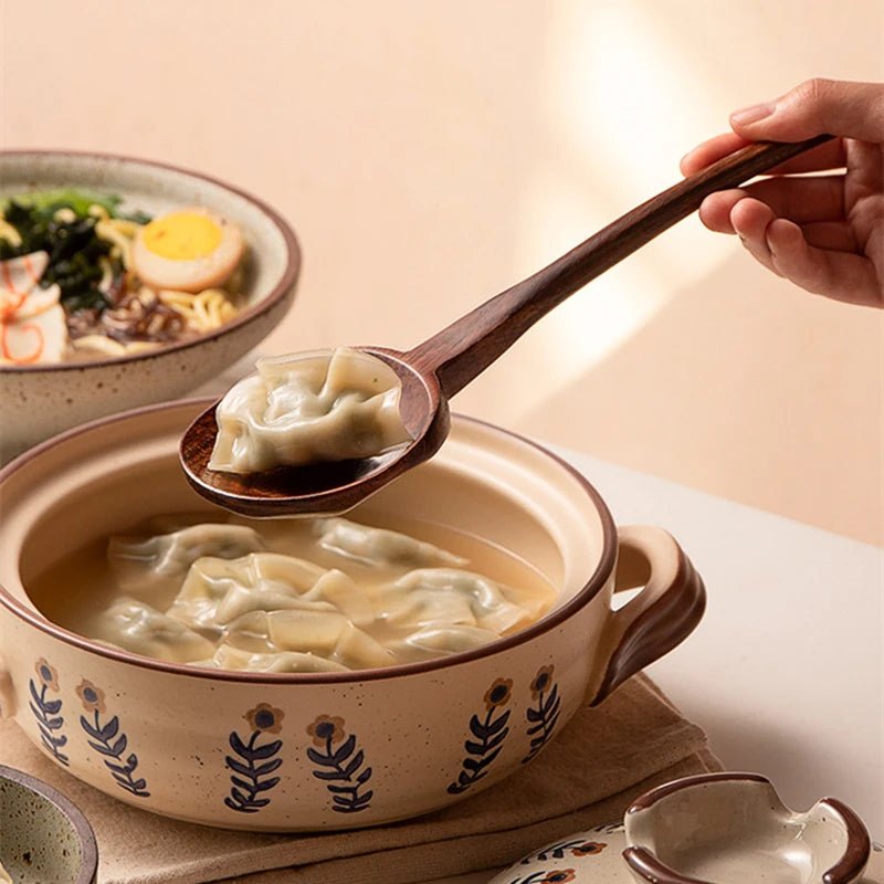 Long Handle Japanese Wooden Soup Ladle 🍜 - Julia M LifeStyles