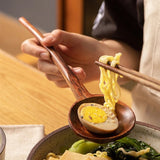 Long Handle Japanese Wooden Soup Ladle 🍜 - Julia M LifeStyles