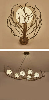 Lunar Tree Branch Pendant Chandelier & Table Lamp - Julia M LifeStyles