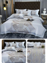 Luxurious 1000TC Egyptian Cotton Bohemian Duvet Cover Set - 4 Pieces - Julia M LifeStyles