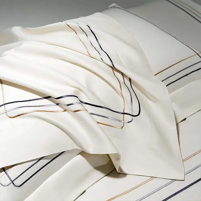 Luxurious 1000TCEgyptian Cotton Embroidery Duvet Cover Set 2 - Julia M LifeStyles