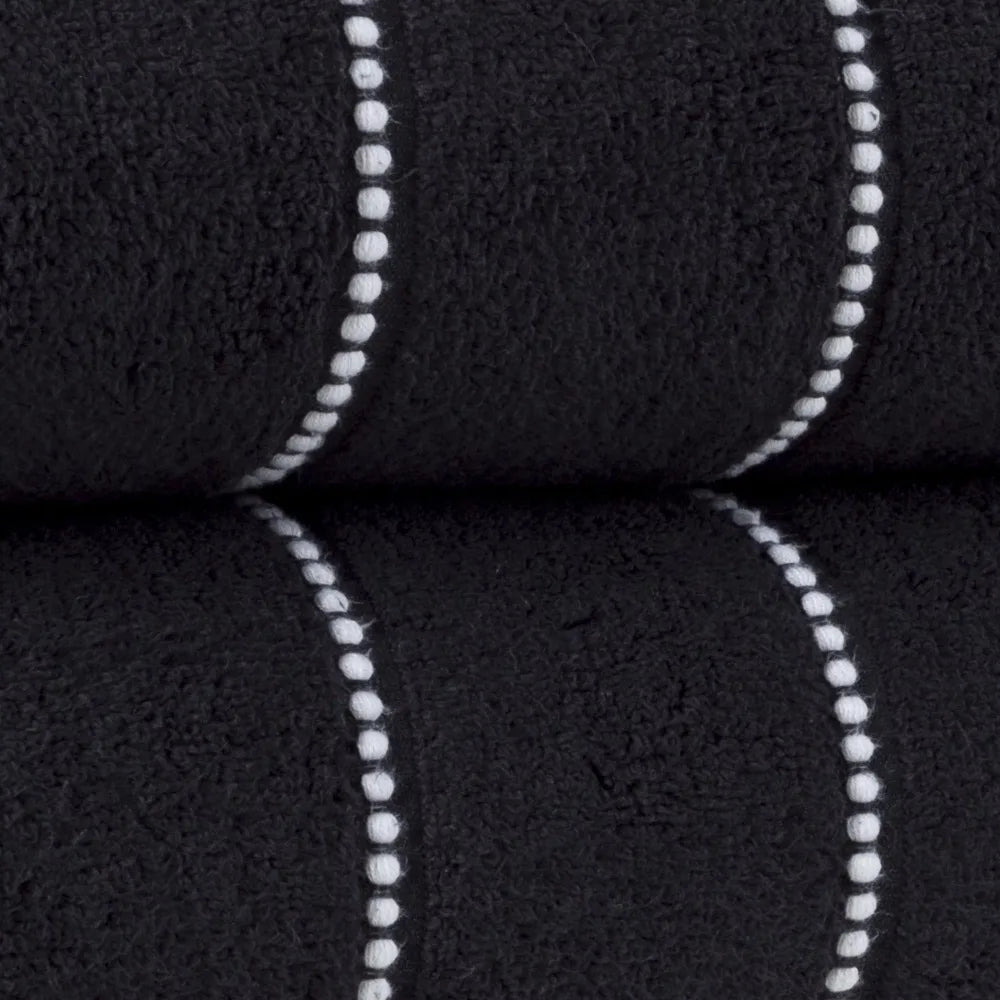 Luxurious Black Cotton Bath Sheet Set - Soft, Quick Dry, and Absorbent - Julia M LifeStyles